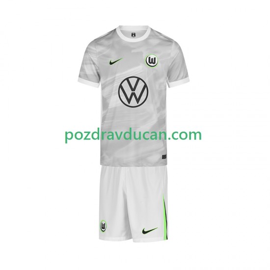 Nogometni Dresovi VfL Wolfsburg Dječji Gostujući dres 2025-2026 Kratkih Rukava