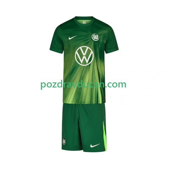 Nogometni Dresovi VfL Wolfsburg Dječji Domaći dres 2025-2026 Kratkih Rukava