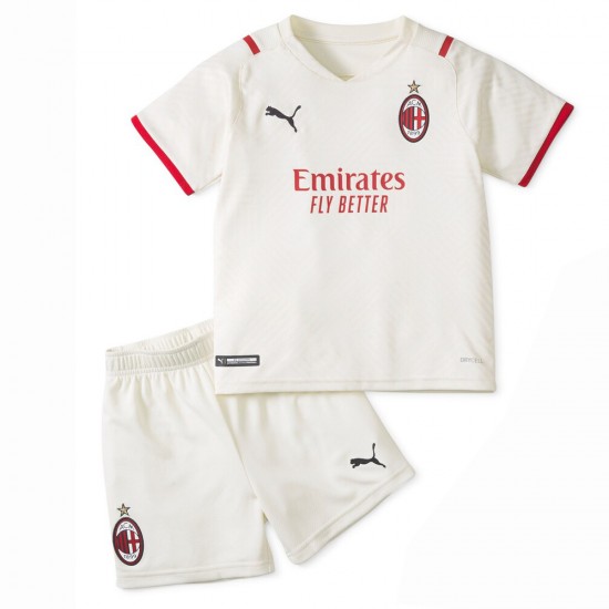 Nogometni Dresovi AC Milan Dječji Gostujući dres 2021-2022 Kratkih Rukava