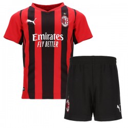 Nogometni Dresovi AC Milan Dječji Domaći dres 2021-2022 Kratkih Rukava