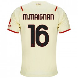 Nogometni Dresovi AC Milan Mike Maignan 16 Gostujući dres 2021-2022 Kratkih Rukava