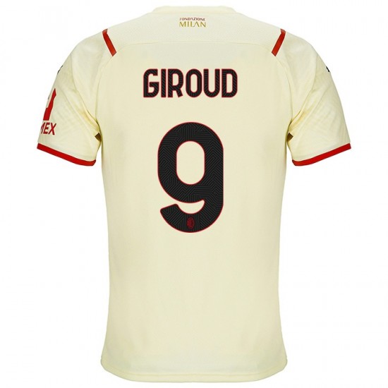 Nogometni Dresovi AC Milan Olivier Giroud 9 Gostujući dres 2021-2022 Kratkih Rukava