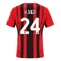 Nogometni Dresovi AC Milan Simon Kjær 24 Domaći dres 2021-2022 Kratkih Rukava