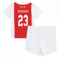 Nogometni Dresovi AFC Ajax Steven Berghuis 23 Dječji Domaći dres 2021-2022 Kratkih Rukava
