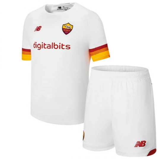 Nogometni Dresovi AS Roma Dječji Gostujući dres 2021-2022 Kratkih Rukava