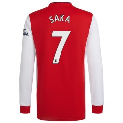 Nogometni Dresovi Arsenal Bukayo Saka 7 Domaći dres 2021-2022 Dugi Rukav
