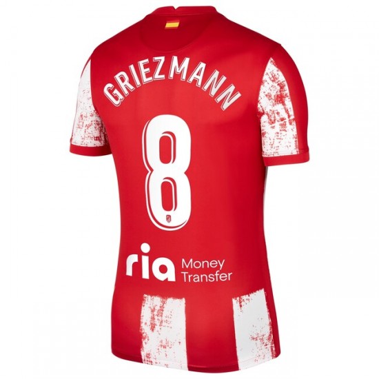 Nogometni Dresovi Atlético Madrid Antoine Griezmann 8 Domaći dres 2021-2022 Kratkih Rukava