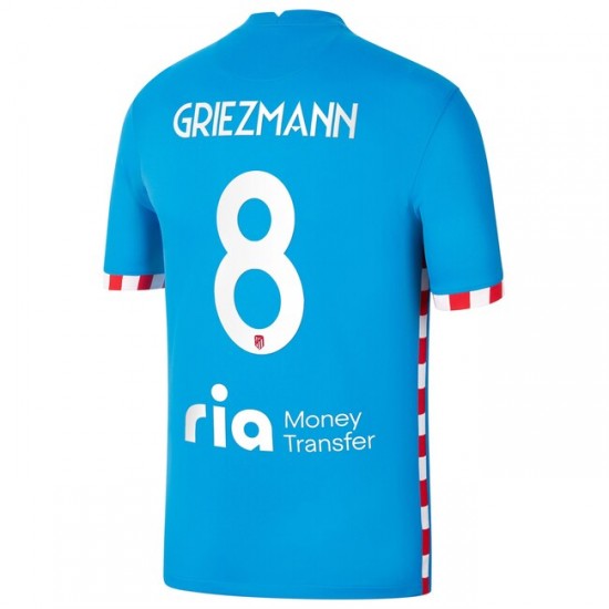 Nogometni Dresovi Atlético Madrid Antoine Griezmann 8 Treći dres 2021-2022 Kratkih Rukava