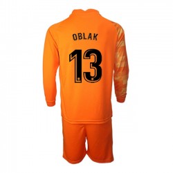Nogometni Dresovi Atlético Madrid Vratar Jan Oblak 13 Dječji Domaći dres 2021-2022 Dugi Rukav