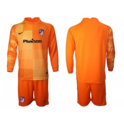 Nogometni Dresovi Atlético Madrid Vratar Dječji Domaći dres 2021-2022 Dugi Rukav