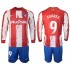 Nogometni Dresovi Atlético Madrid Suarez 9 Dječji Domaći dres 2021-2022 Dugi Rukav