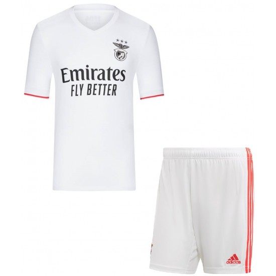 Nogometni Dresovi Benfica Dječji Gostujući dres 2021-2022 Kratkih Rukava