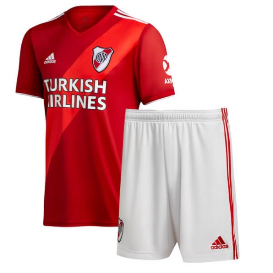 Nogometni Dresovi CA River Plate Dječji Gostujući dres 2021-2022 Kratkih Rukava