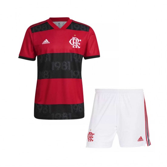 Nogometni Dresovi CR Flamengo Dječji Domaći dres 2021-2022 Kratkih Rukava
