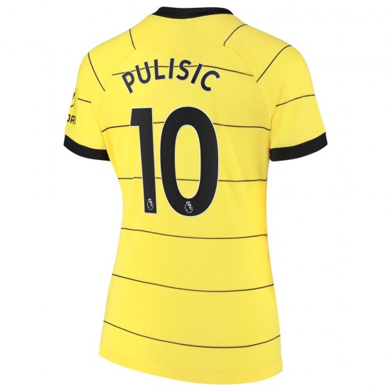 Nogometni Dresovi Chelsea Christian Pulisic 10 Ženski Gostujući dres 2021-2022 Kratkih Rukava