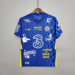 Nogometni Dresovi Chelsea Graffiti Domaći dres 2021-2022 Kratkih Rukava