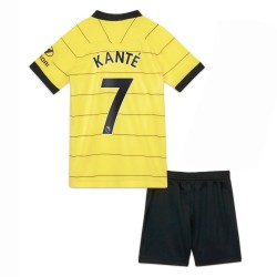 Nogometni Dresovi Chelsea Kante 7 Dječji Gostujući dres 2021-2022 Kratkih Rukava