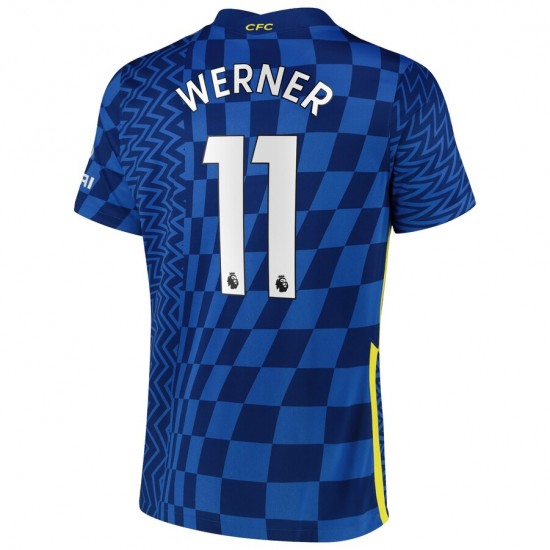 Nogometni Dresovi Chelsea Timo Werner 11 Domaći dres 2021-2022 Kratkih Rukava