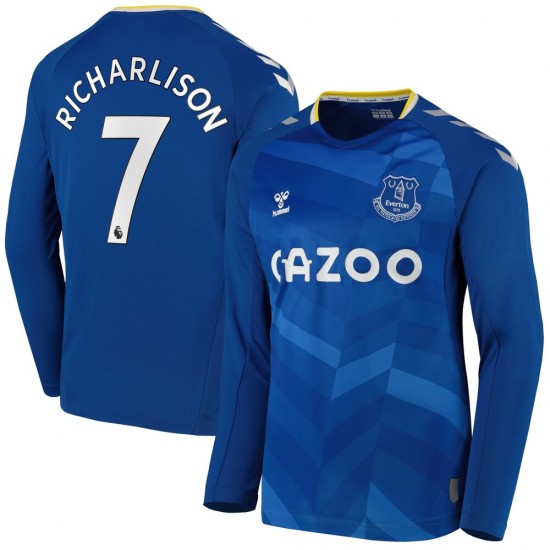 Nogometni Dresovi Everton Richarlison 7 Domaći dres 2021-2022 Dugi Rukav