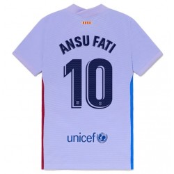 Nogometni Dresovi FC Barcelona Ansu Fati 10 Gostujući dres 2021-2022 Kratkih Rukava