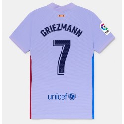 Nogometni Dresovi FC Barcelona Antoine Griezmann 7 Gostujući dres 2021-2022 Kratkih Rukava