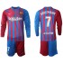 Nogometni Dresovi FC Barcelona Antoine Griezmann 7 Dječji Domaći dres 2021-2022 Dugi Rukav