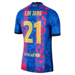 Nogometni Dresovi FC Barcelona Frenkie de Jong 21 Treći dres 2021-2022 Kratkih Rukava