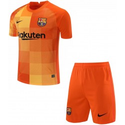 Nogometni Dresovi FC Barcelona Vratar Dječji Domaći dres 2021-2022 Kratkih Rukava