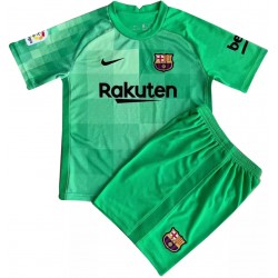 Nogometni Dresovi FC Barcelona Vratar Dječji Treći dres 2021-2022 Kratkih Rukava