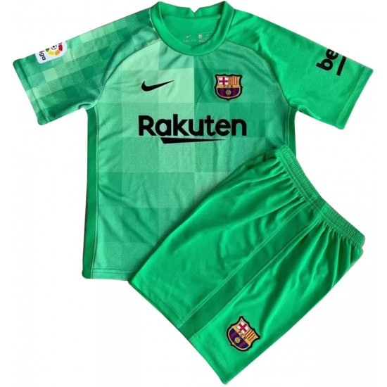 Nogometni Dresovi FC Barcelona Vratar Dječji Treći dres 2021-2022 Kratkih Rukava
