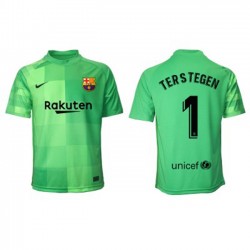 Nogometni Dresovi FC Barcelona Vratar Ter Stegen 1 Treći dres 2021-2022 Kratkih Rukava