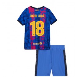 Nogometni Dresovi FC Barcelona Jordi Alba 18 Dječji Treći dres 2021-2022 Kratkih Rukava