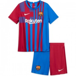 Nogometni Dresovi FC Barcelona Dječji Domaći dres 2021-2022 Kratkih Rukava
