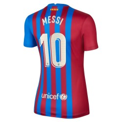 Nogometni Dresovi FC Barcelona Lionel Messi 10 Ženski Domaći dres 2021-2022 Kratkih Rukava