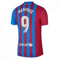 Nogometni Dresovi FC Barcelona Memphis Depay 9 Domaći dres 2021-2022 Kratkih Rukava