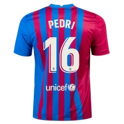 Nogometni Dresovi FC Barcelona Pedri 16 Domaći dres 2021-2022 Kratkih Rukava