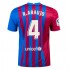 Nogometni Dresovi FC Barcelona Ronald Araujo 4 Domaći dres 2021-2022 Kratkih Rukava