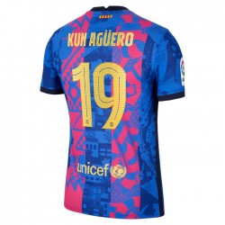 Nogometni Dresovi FC Barcelona Sergio Aguero 19 Treći dres 2021-2022 Kratkih Rukava