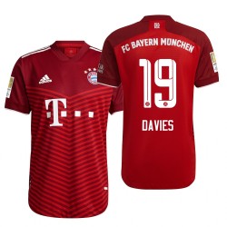 Nogometni Dresovi FC Bayern München Alphonso Davies 19 Domaći dres 2021-2022 Kratkih Rukava