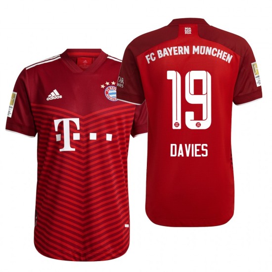 Nogometni Dresovi FC Bayern München Alphonso Davies 19 Domaći dres 2021-2022 Kratkih Rukava