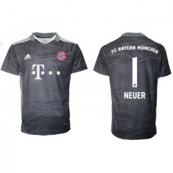 Nogometni Dresovi FC Bayern München Vratar Manuel Neuer 1 Gostujući dres 2021-2022 Kratkih Rukava