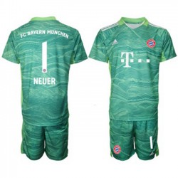 Nogometni Dresovi FC Bayern München Vratar Manuel Neuer 1 Dječji Treći dres 2021-2022 Kratkih Rukava