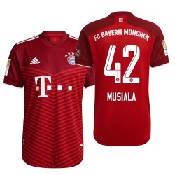 Nogometni Dresovi FC Bayern München Jamal Musiala 42 Domaći dres 2021-2022 Kratkih Rukava