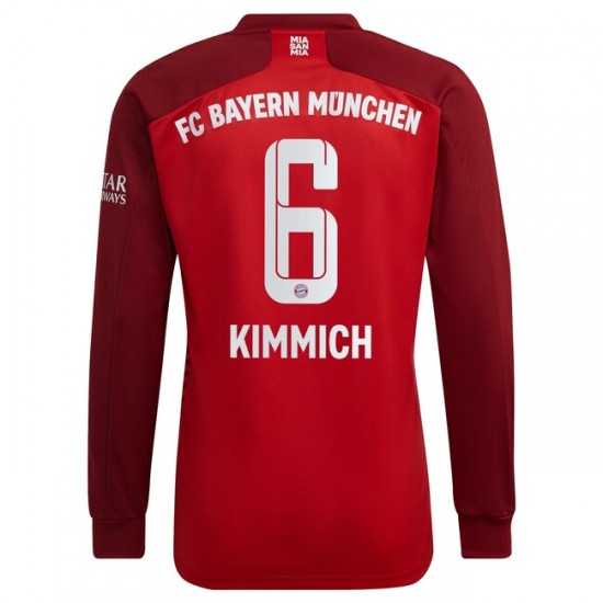 Nogometni Dresovi FC Bayern München Joshua Kimmich 6 Domaći dres 2021-2022 Dugi Rukav