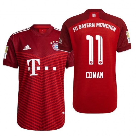 Nogometni Dresovi FC Bayern München Kingsley Coman 11 Domaći dres 2021-2022 Kratkih Rukava