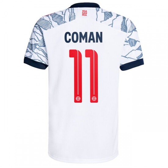 Nogometni Dresovi FC Bayern München Kingsley Coman 11 Treći dres 2021-2022 Kratkih Rukava