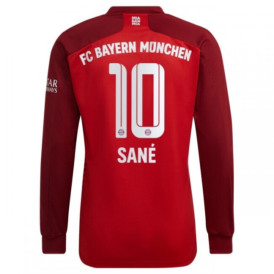 Nogometni Dresovi FC Bayern München Leroy Sane 10 Domaći dres 2021-2022 Dugi Rukav