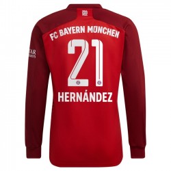 Nogometni Dresovi FC Bayern München Lucas Hernandez 21 Domaći dres 2021-2022 Dugi Rukav