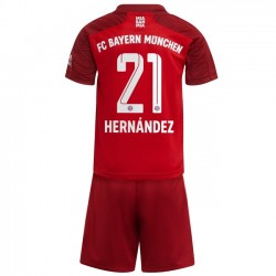 Nogometni Dresovi FC Bayern München Lucas Hernandez 21 Dječji Domaći dres 2021-2022 Kratkih Rukava