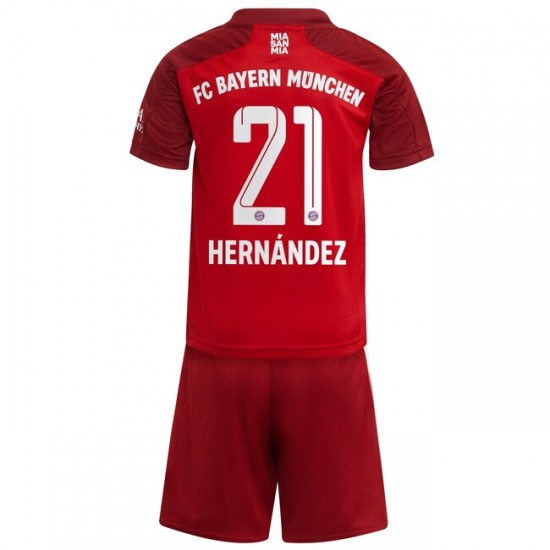 Nogometni Dresovi FC Bayern München Lucas Hernandez 21 Dječji Domaći dres 2021-2022 Kratkih Rukava